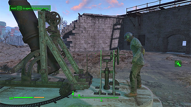 Assign the private minuteman to operate the artillery - Old Guns - Major quests - Fallout 4 - Game Guide and Walkthrough