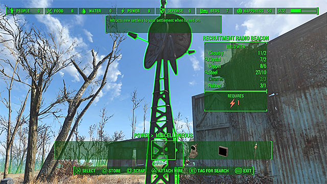 Place a radio beacon - Taking Point - Minor quests - Fallout 4 - Game Guide and Walkthrough