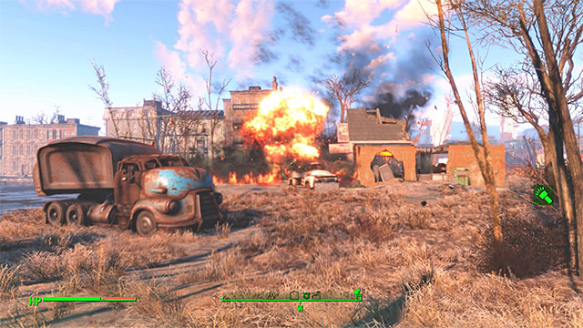 Location which should be shot with the artillery - Old Guns - Major quests - Fallout 4 - Game Guide and Walkthrough