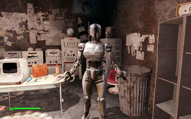 PAM robot in the Railroad HQ - Mercer Safehouse - Minor quests - Fallout 4 - Game Guide and Walkthrough