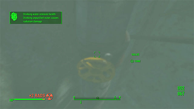 One of the underwater valves - Pull the Plug - Thicket Excavations - Fallout 4 - Game Guide and Walkthrough