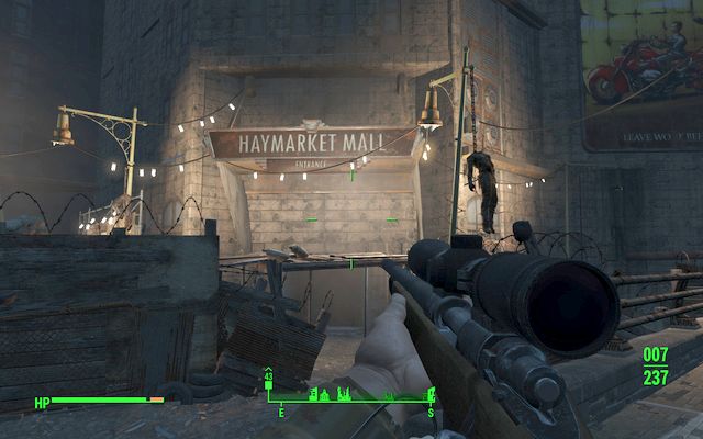 Entrance to Haymarket Mall - Broken Monorail - Minor quests - Fallout 4 - Game Guide and Walkthrough