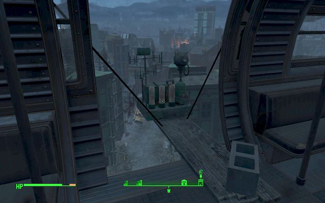 The sensor installed inside the wagon - Broken Monorail - Minor quests - Fallout 4 - Game Guide and Walkthrough