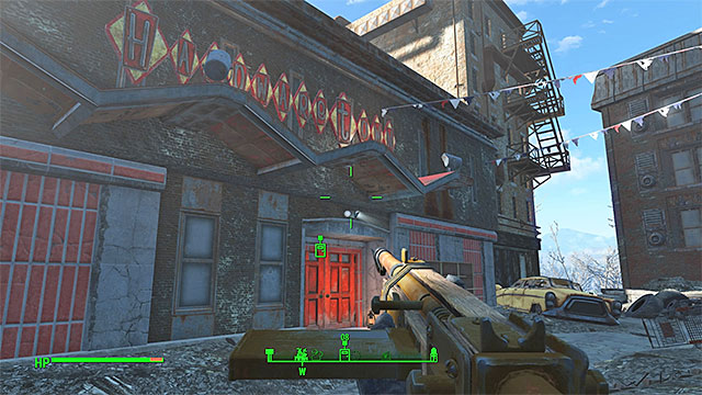 Few entrances lead to the hardware store - Painting the Town - Diamond City - Fallout 4 - Game Guide and Walkthrough