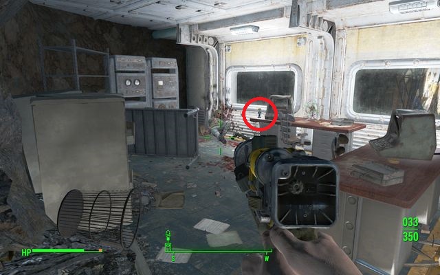 The Science Bobblehead. It can be found in the room at the end of the corridor ahead of the stairs to the overseer - Vault 75 - Malden Middle School - Fallout 4 - Game Guide and Walkthrough