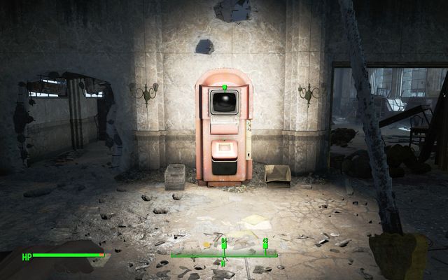 Book returning machine also allows you to trade tokens - Public Knowledge - Goodneighbor - Fallout 4 - Game Guide and Walkthrough