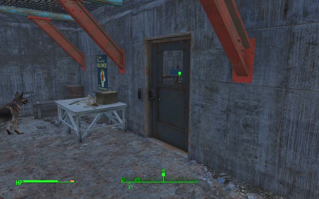 Entrance to the room with the parts - The Slog - Find the toy repair parts for Arlen Glass - The Slog - Fallout 4 - Game Guide and Walkthrough