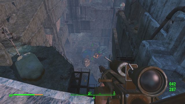 Few mirelurks can be found at the bottom of the excavations - Thicket Excavations - Sector 1: Sanctuary - Fallout 4 - Game Guide and Walkthrough