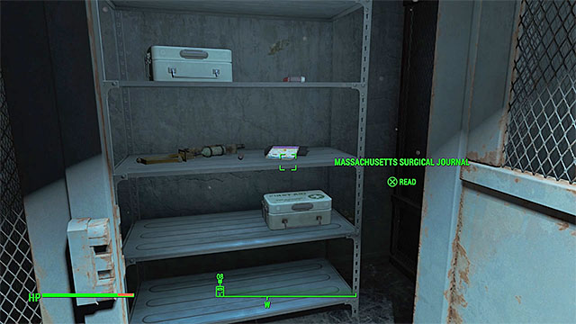 Ignore the friendly robot after entering the building and find the door that is near the entrance and requires you to unlock a simple lock - Salem - Sector 3 - Magazines - Fallout 4 - Game Guide and Walkthrough