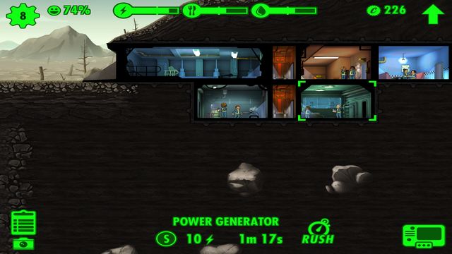 Remember to leave some space to build next similar rooms. - First steps - Fallout Shelter - Game Guide and Walkthrough