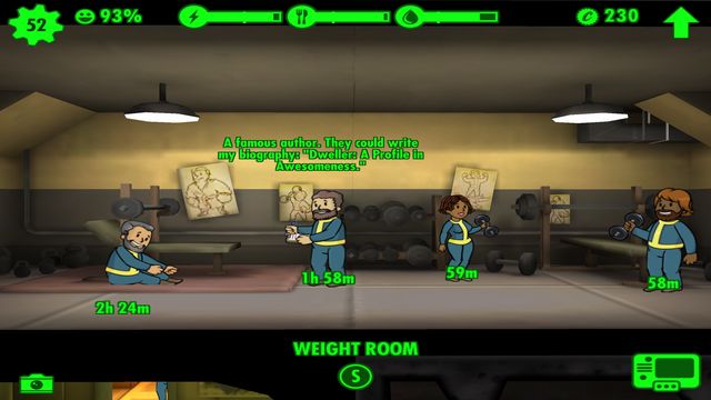 Only training lets you permanently improve the skill. - Dwellers - Fallout Shelter - Game Guide and Walkthrough