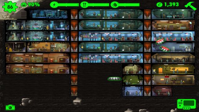 An example of room merging - it allows to fully connect two segments and allows to quickly move between levels. - Rooms - Fallout Shelter - Game Guide and Walkthrough