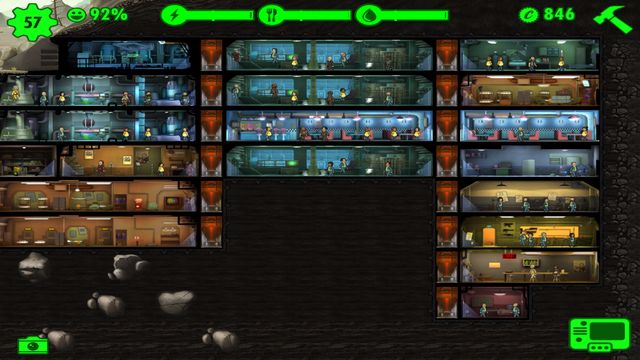Remember to leave some space for new rooms. - Vault Development - Fallout Shelter - Game Guide and Walkthrough