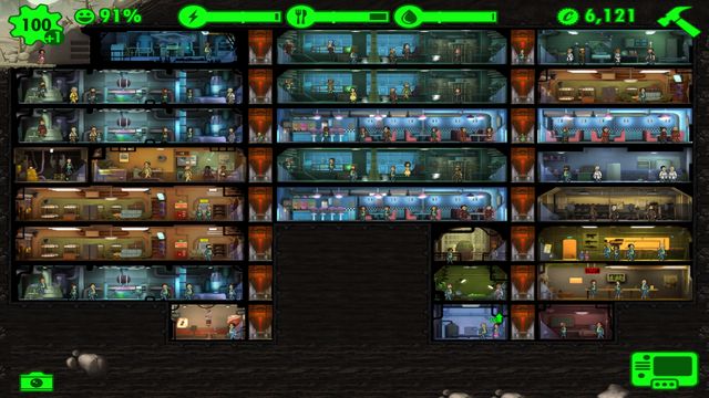 Reaching 100 dwellers unlocks the last rooms. - Vault Development - Fallout Shelter - Game Guide and Walkthrough