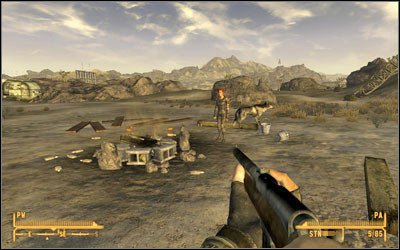 Return to Sunny, she'll be waiting near a campfire - By a Campfire on the Trail - Initial quests - Fallout: New Vegas - Game Guide and Walkthrough