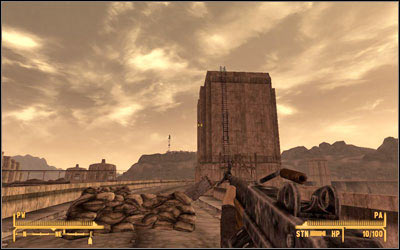 If your science perk is high enough [Science 50], you can break in to the terminal in the Visitors Center and gain some information about possible sniper attack - Youll Know It When It Happens - President Kimball - Fallout: New Vegas - Game Guide and Walkthrough