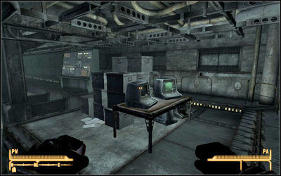 There is a terminal (M30A:5) upstairs which contains shipment information about Stealth Boys - Come Fly With Me - Side quests - Fallout: New Vegas - Game Guide and Walkthrough