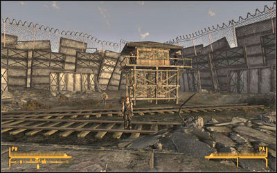 Head over to the station (M6B:7) and talk to Elizabeth Kieran saying that the King wants to support them - G.I. Blues - Side quests - Fallout: New Vegas - Game Guide and Walkthrough
