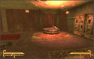 You will find him in his room but basically he will not give you any clues - How Little We Know - Side quests - Fallout: New Vegas - Game Guide and Walkthrough