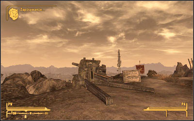 Return to [The Fort] and install the replacement firing mechanism into the Legions howitzer (M9:3) - I Hear You Knocking - Side quests - Fallout: New Vegas - Game Guide and Walkthrough