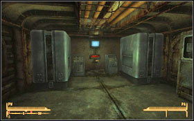 Being in the [entrance to the Vault 22] you can either fix the elevator (M16A:1) or take the stairs down (M16A:2) - There Stands the Grass - Side quests - Fallout: New Vegas - Game Guide and Walkthrough