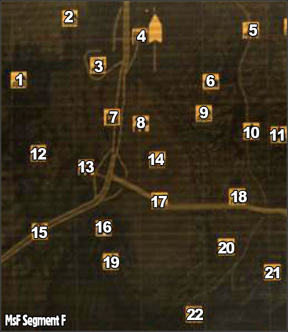 1 - Segment F - World map - Fallout: New Vegas - Game Guide and Walkthrough