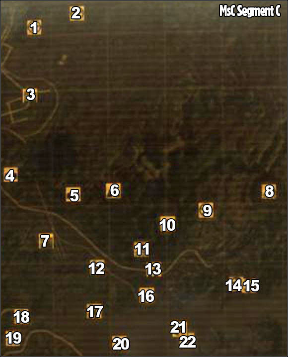 1 - Segment C - World map - Fallout: New Vegas - Game Guide and Walkthrough