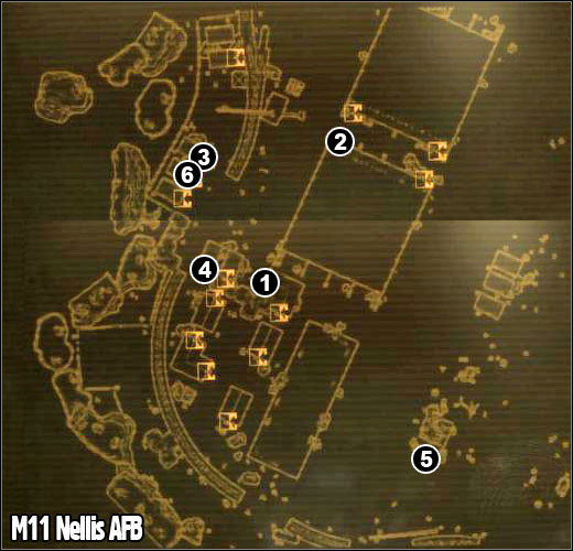 1 - M11 - Nellis AFB - Maps - Fallout: New Vegas - Game Guide and Walkthrough