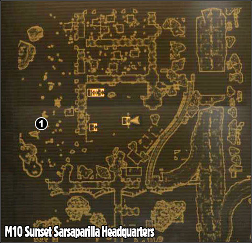 1 - M10 - Sunset Sarsaparilla Headquarters - Maps - Fallout: New Vegas - Game Guide and Walkthrough