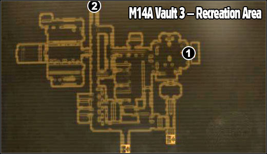 1 - M14 - Vault 3 - Maps - Fallout: New Vegas - Game Guide and Walkthrough