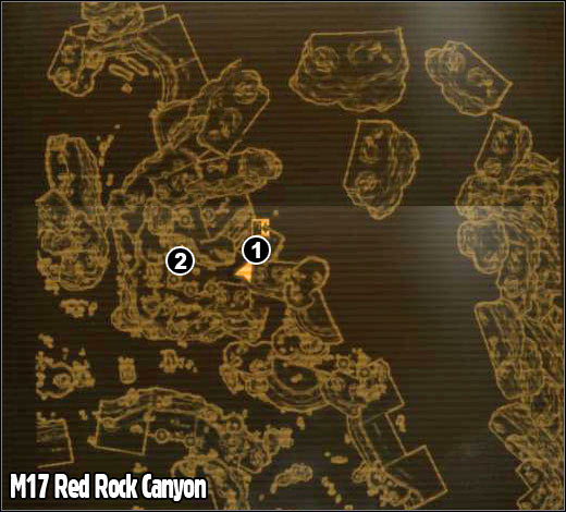 1 - M17 - Red Rock Canyon - Maps - Fallout: New Vegas - Game Guide and Walkthrough