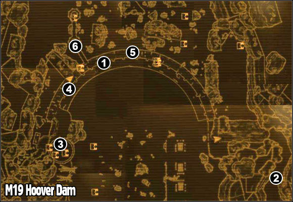 1 - M19 - Hoover Dam - Maps - Fallout: New Vegas - Game Guide and Walkthrough