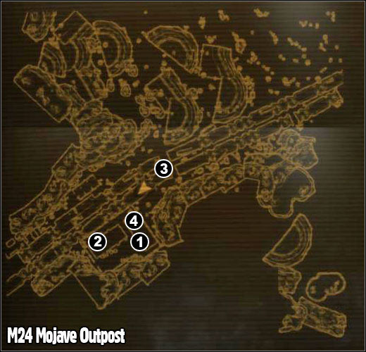 1 - M24 - Mojave Outpost - Maps - Fallout: New Vegas - Game Guide and Walkthrough