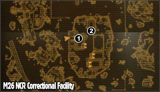 1 - M26 - NCR Correctional Facility - Maps - Fallout: New Vegas - Game Guide and Walkthrough