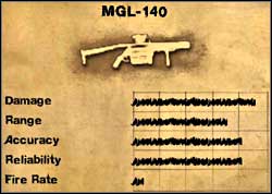 MGL-140 - Primary weapons - Weapons - Far Cry 2 - Game Guide and Walkthrough