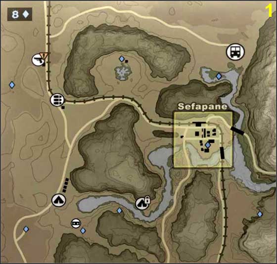 1 - Sectors 1-3 - Bowa-Seko - Far Cry 2 - Game Guide and Walkthrough
