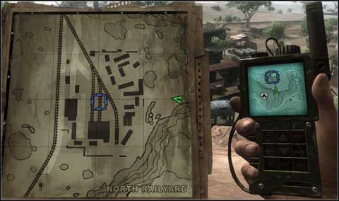 You can also call to your friend - Mission II - The Rail station - Missions of the APR - Far Cry 2 - Game Guide and Walkthrough