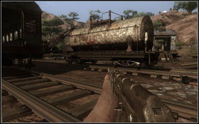 After destroying the cistern, you will receive call from you friend - Mission II - The Rail station - Missions of the APR - Far Cry 2 - Game Guide and Walkthrough