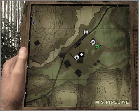 The area where you have to damage the pipeline is heavy guarded - Mission III - The pipeline - Missions of the APR - Far Cry 2 - Game Guide and Walkthrough