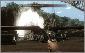 When you steal the TNT, you will receive the call from your friend - Mission III - The pipeline - Missions of the APR - Far Cry 2 - Game Guide and Walkthrough