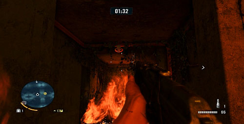 Walk through the narrow passage, by holding the right button, after you cross the doorway - Island Port Hotel - Main missions - Far Cry 3 - Game Guide and Walkthrough