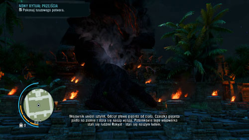 When the demon falls, climb over its arm - New Rite of Passage - Main missions - Far Cry 3 - Game Guide and Walkthrough