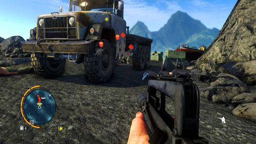 Go around the remaining enemies, so that you are behind the truck - Three Blind Mice - Main missions - Far Cry 3 - Game Guide and Walkthrough