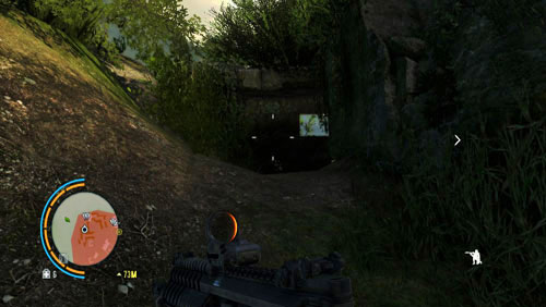Walk over to the left side of the camp and disable the alarm trigger just in case someone gets the idea of using it - Paint It Black - Main missions - Far Cry 3 - Game Guide and Walkthrough