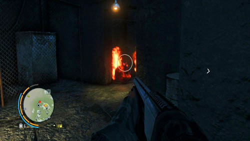 Once you reach the passage shown in the screenshot, get ready for a trap of rolling, flaming barrels - Paint It Black - Main missions - Far Cry 3 - Game Guide and Walkthrough