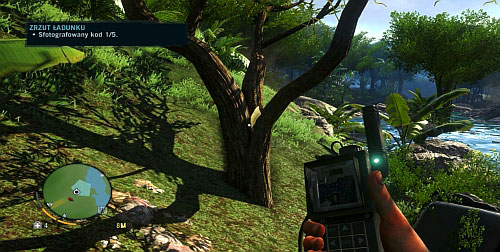 In the next search area, the package is among the branches of the tree, to the left - Cargo Dump - Plot missions - Far Cry 3 - Game Guide and Walkthrough