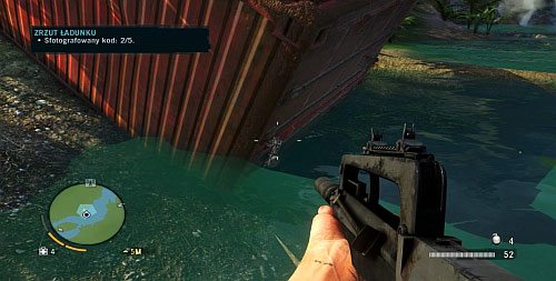 In order to get to the third package, you need to shoot the padlock on the shipping container shown in the above screenshot - Cargo Dump - Plot missions - Far Cry 3 - Game Guide and Walkthrough