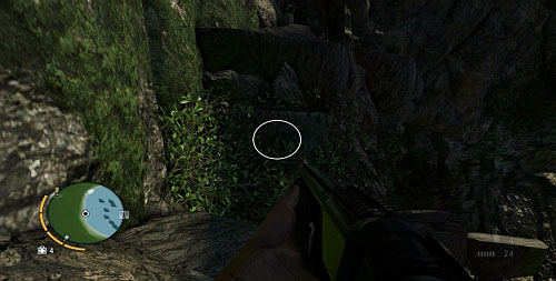 Keep jumping over from one ledge onto another and climb the ledge on the wall to your right - The Northern Island - North-western part - Cult Objects - Far Cry 3 - Game Guide and Walkthrough