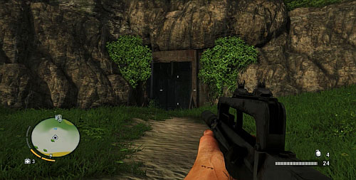 Reach the are marked with the red circle in the above screenshot, to reach the mine entrance - The Northern Island - North-eastern part - Cult Objects - Far Cry 3 - Game Guide and Walkthrough