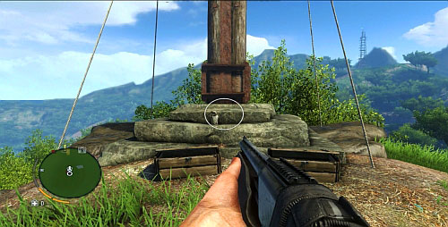 The statuette is at the foot of the cross - The Northern Island - Southern part - Cult Objects - Far Cry 3 - Game Guide and Walkthrough
